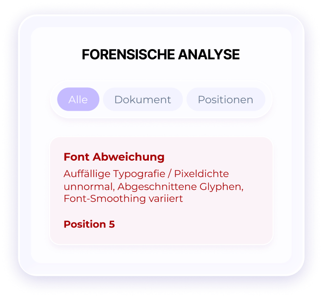 VetControl Forensic Widget